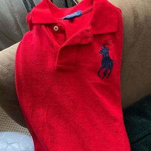 Polo Ralph Lauren boys red shirt